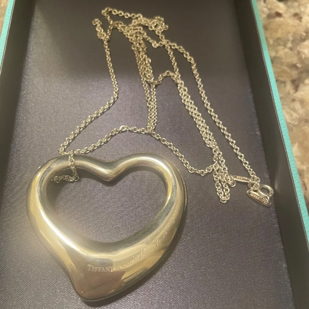 Tiffany & Co Elsa Peretti open heart necklace - Picture 3 of 4